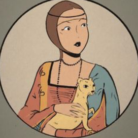 dtiys «Дама с горностаем» Леонардо да Винчи 