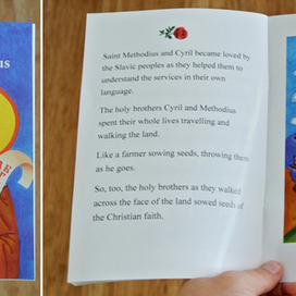 Книжечка для самых маленьких о Святых Кирилле и Мефодии