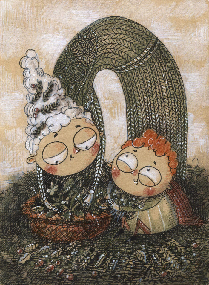 Травница и помощник