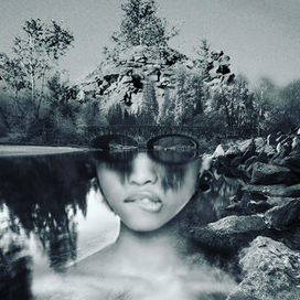 Слияние с природой. Эффект двойной экспозиции.