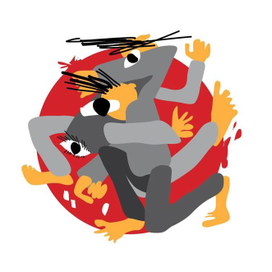 Из серии "Драка&любовь": "ДРАКА"