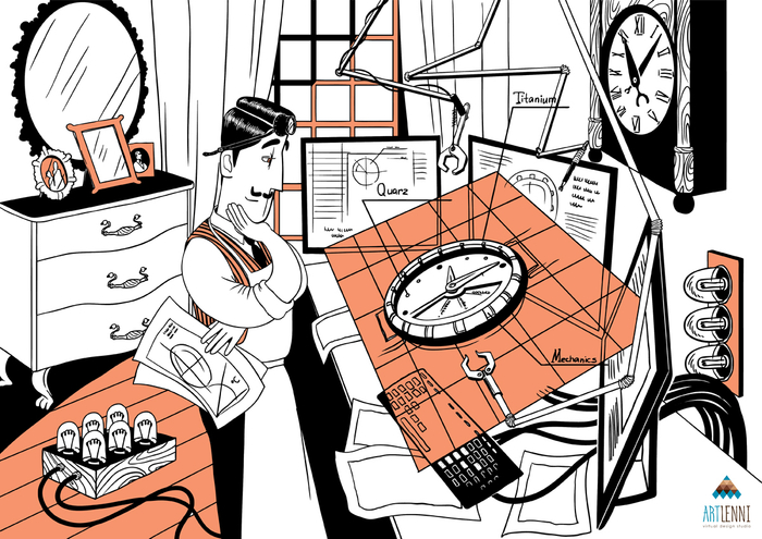 Иллюстрация №1 "Волшебные часы"