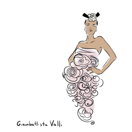 Fashion illustration Giambattista Valli