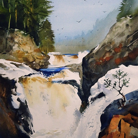 Водопад,,Кивач,,