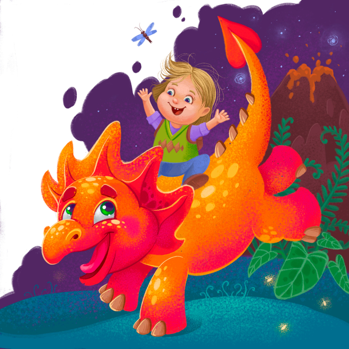 Иллюстрация «Путешествие с динозаврами»