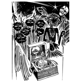 "Проблема возврата" Дж.Г. Баллард, иллюстрации к рассказам, 2016 г.