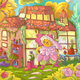 Цветущий сад