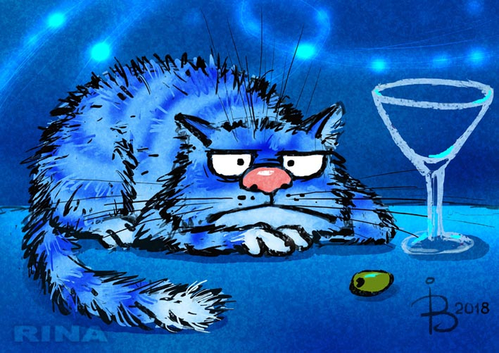 Цвет настроения синий...