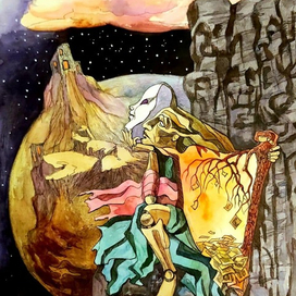 на стихотворение "Между небом и землёй"