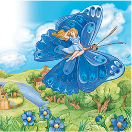 Радужные сказки "Рассказ о голубой бабочке"