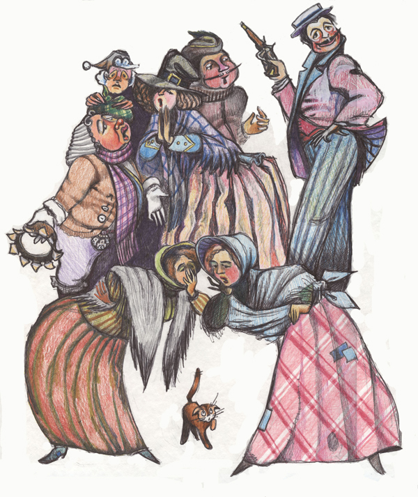 иллюстрация к произведению Шварца "Обыкновенное чудо"