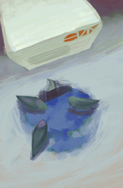 голуби пьют воду из лужи от кондея