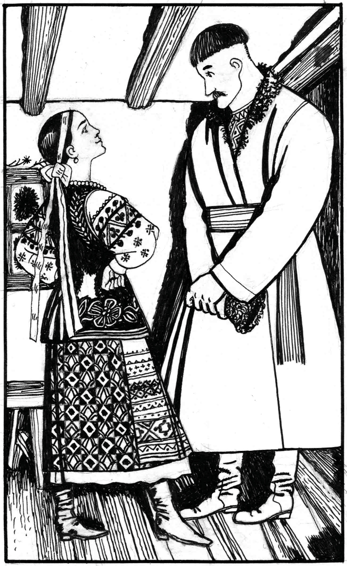 Вакула и Оксана.