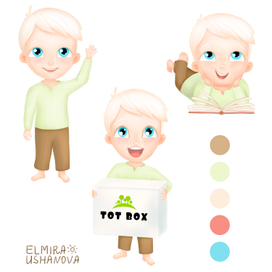 Персонаж для бренда детских игрушек totbox