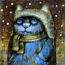 Кот в пальто VIII