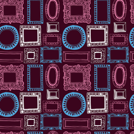 Паттерн с рамками