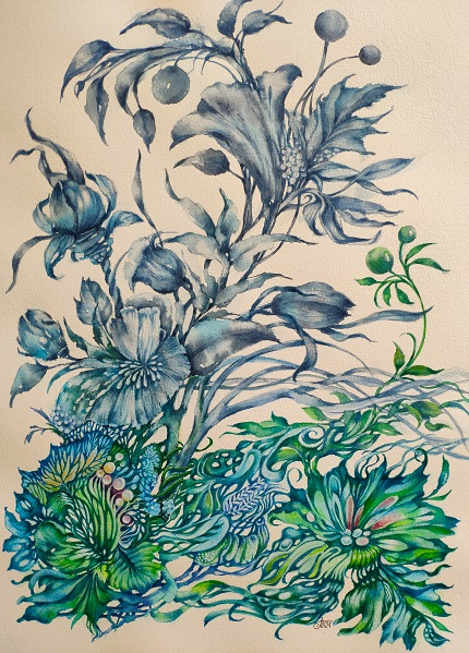 Цветы для Снежной королевы.