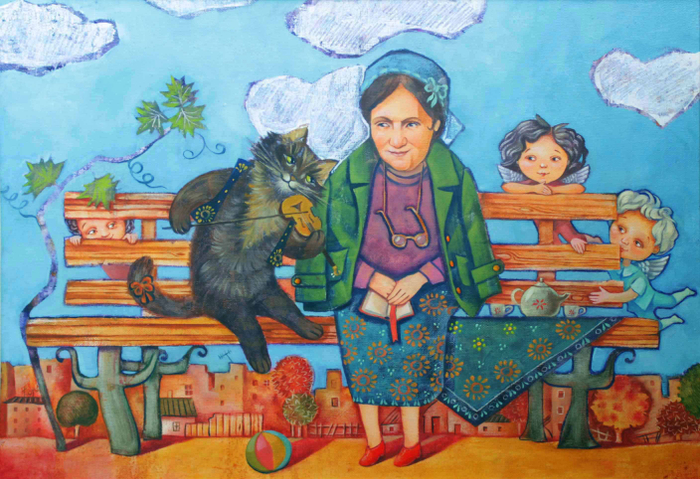 Композиция с котиком №3