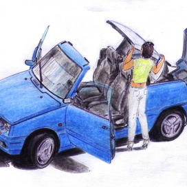 Ока со складной крышей