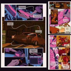 разработки к комиксу