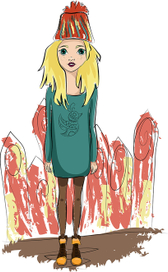 Стильная девушка