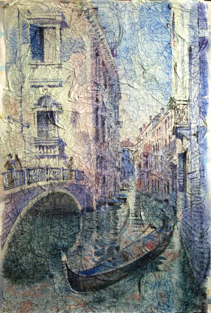 Венеция.Окна.70х43