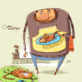 Рыбка золотая