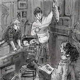 Юные сыщики. К повести Сергея Лобова «Мой дом - остров, или Тайна ракушкового демона»