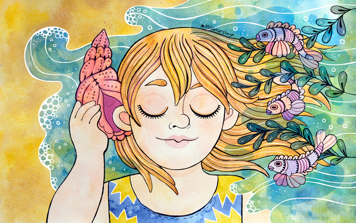 Послушай море