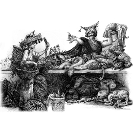 Торговка моллюсками 