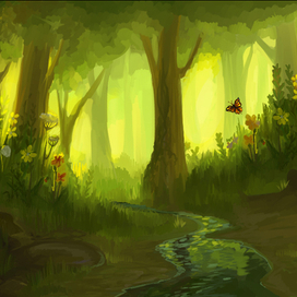 Утро в лесу