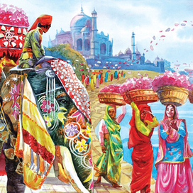 март-апрель 2017. Индия.