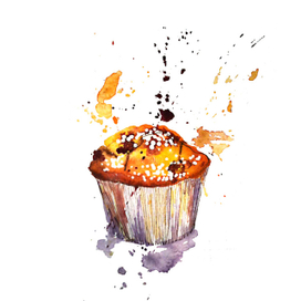 Кекс с изюмом