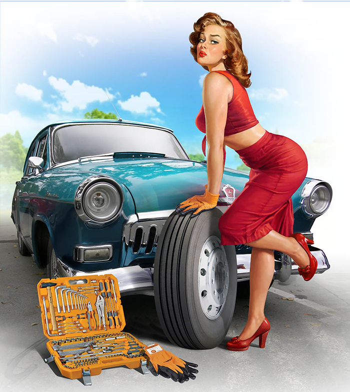 Советский пин ап