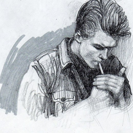 Парень с сигаретой