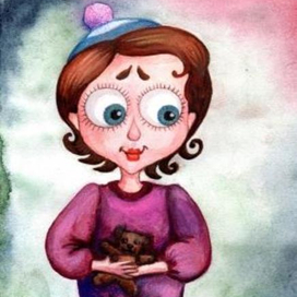 Девочка с мишкой