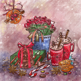 Зимний натюрморт 