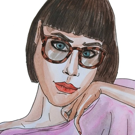 Девушка в очках
