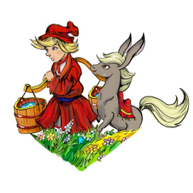 иллюстрация "конек-горбунок"