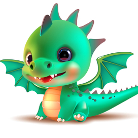 Очаровательный маленький дракон