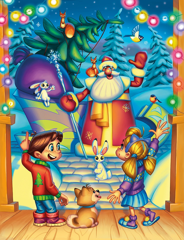 Иллюстрация Дед Мороз