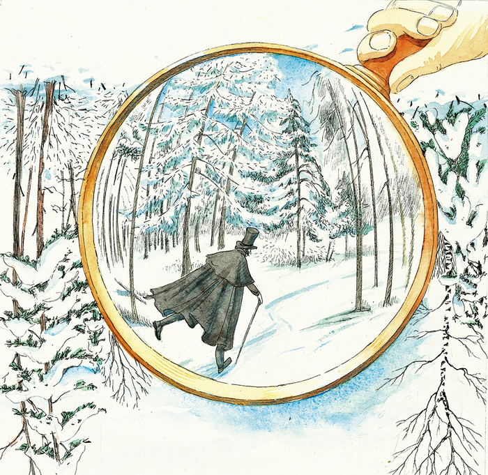 Пушкин в лесах