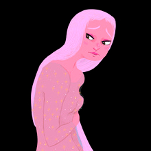 Печальная девушка (персонаж для книжной истории)