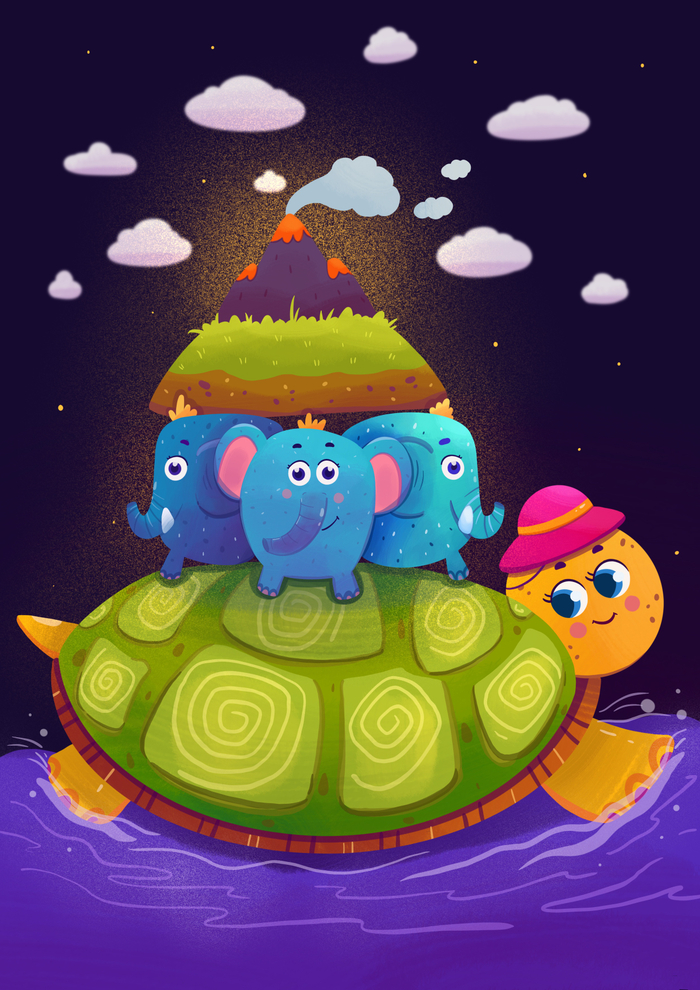 Земля на трех слонах