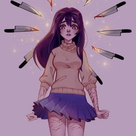 Fan art Yuri from DDLC