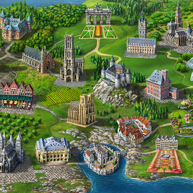 карта "Бельгия"