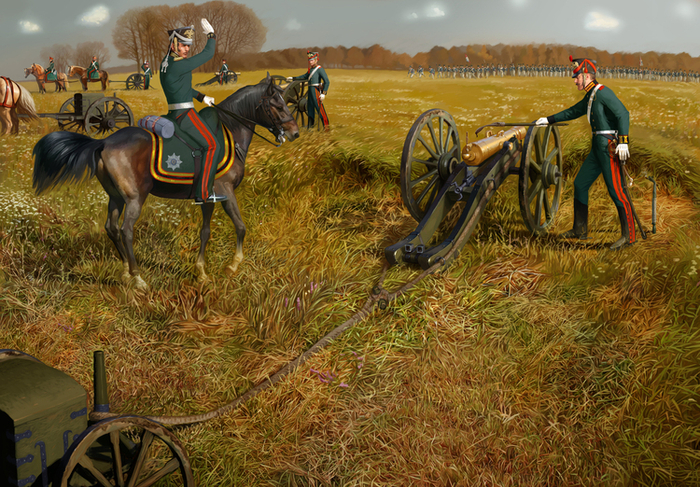 Разворот к рассказу "Герой Бородина". Второй вариант.