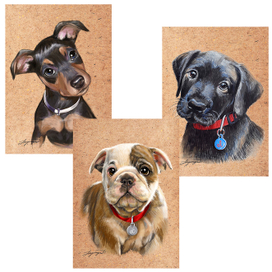 открытки собаки