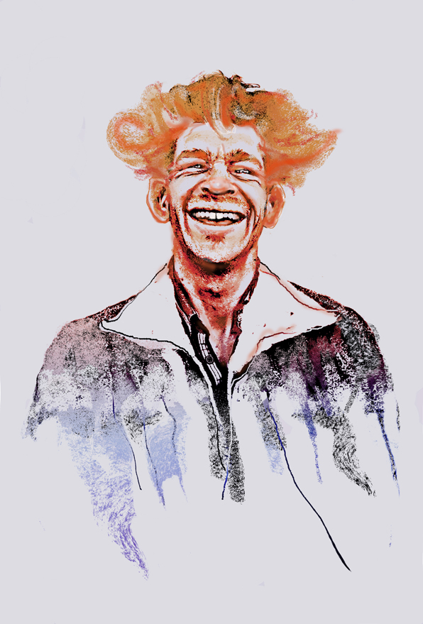 Illustration for the novel "The Golden Calf" by Ilf and Petrov