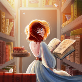 Дева с книгой